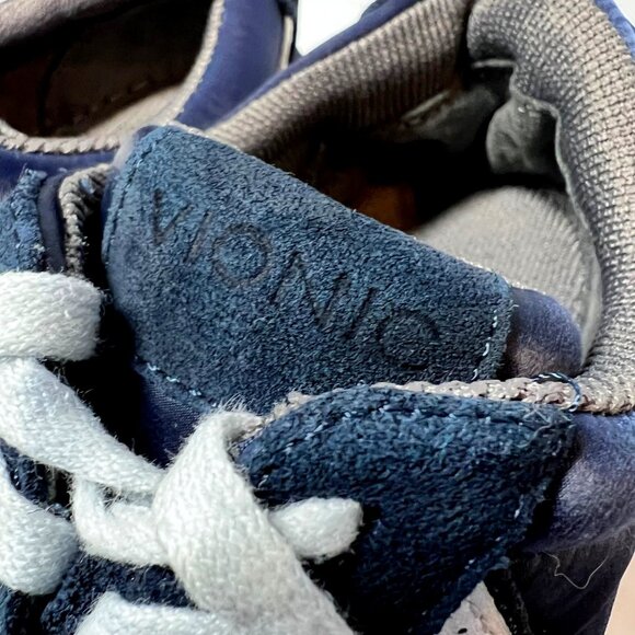 Vionic-Women's Navy-Blue Leather Suede Upper Running Sneakers-Casual Walking-7 - Picture 12 of 16